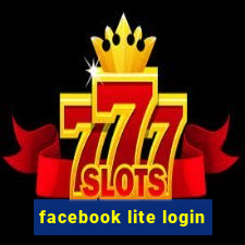 facebook lite login